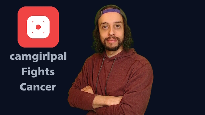 CamgirlPal supporting breast and ovarian cancer awareness