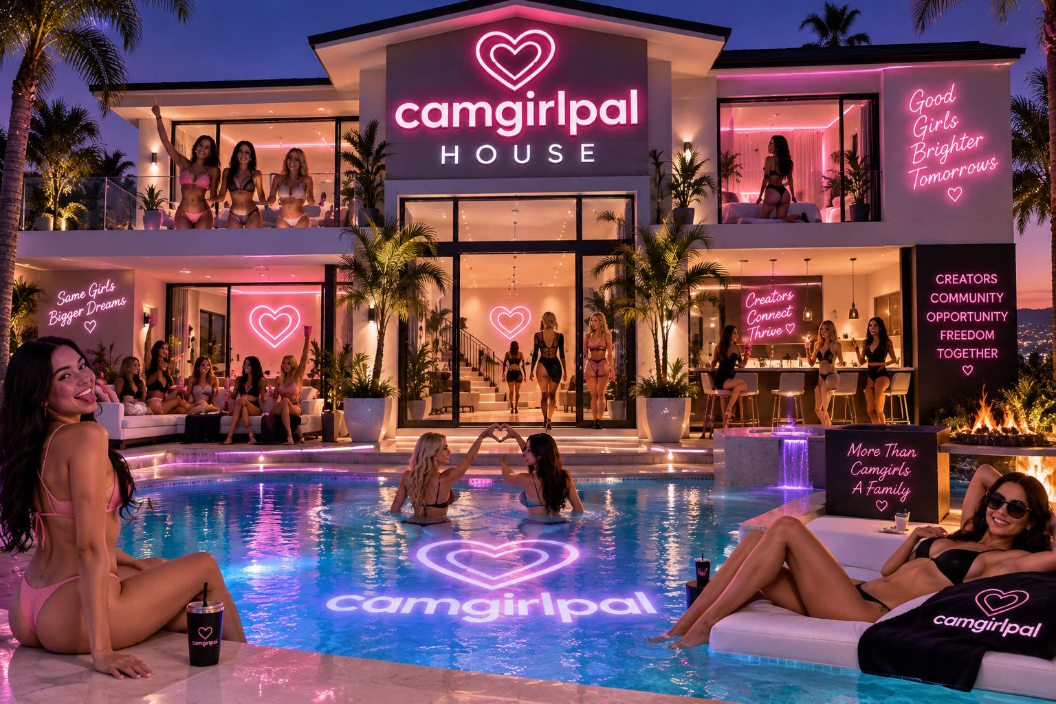 CamgirlPal House concept