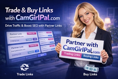 Camgirlpal partner promotion and adult website collaboration banner