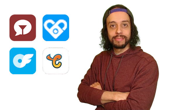 CamgirlPal founder Adam with Stripchat and Chaturbate branding